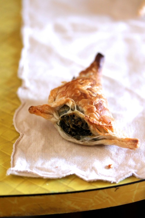 spinach and cheese triangle